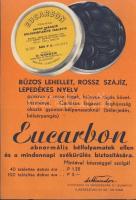 Eucarbon gyógyszer reklám, Eucarbon medicine advertisement