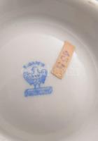 Aquincum Aranyranett Brandy italos palack, 4 pohárral, jelzett, m: 6-32 cm