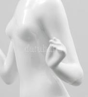 Kőbányai Porcelángyár: Női akt labdával. Jelzés nélkül, m: 28 cm