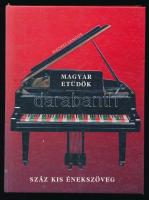 Weöres Sándor: Magyar etűdök. Száz kis énekszöveg. Bp., 1985, Táltos. Weöres Sándor kéziratos verseskönyvének hasonmás kiadása. Számozott, 4921. számú példány. Kiadói kartonált papírkötés.