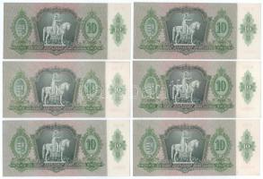 1936. 10P (6x) T:AU-XF, hullámos papír, egyiken ragasztónyom?
Adamo P9