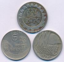 Lengyelország 1968. 10Zl Cu-Ni "25 éves a Lengyel Hadsereg" + 1972. 10Zl Cu-Ni "50 év...