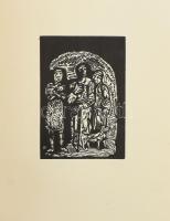 Koffán Károly: De profundis. 32 fa és linóleummetszet. Párizs 1934-39. DEDIKÁLT! Bp., 1940, Szerző. ...