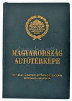 cca 1932 Magyarország autótérképe. A Királyi Magyar Automobil Club hivatalos kiadványa. Szerk.: Tall...