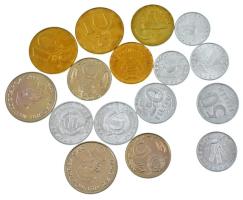 1989. 10f-20Ft (15db, 8xklf) + 1990. 10f Al T:UNC-XF