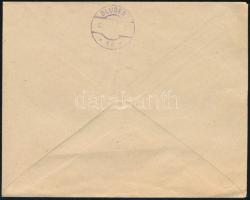 1922 Zeneszerzők Strauss Mi 423 expressz ajánlott levélen / on registered express cover