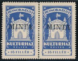 Homokmégyi Kultúrház jótékonysági bélyeg MINTA párban