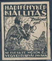 1916 Hadifénykép kiállítás levélzáró