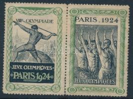 1924 A párizsi olimpia francia levélzárója párban