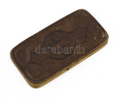 Szecessziós cvikkertartó, 14x7 cm