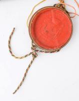 1874 Kovaltsik István gyógyszerész diplomája (Artis Pharmaceuticae Magistrum), latin nyelven, a címk...