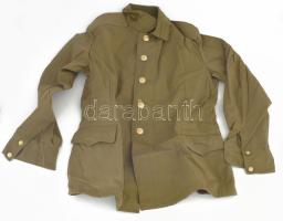 Szovjet katonai egyenruha Egy zubbony, egy nadrág, egy gyakorló sapka, egy tényérsapka, egy téli sap...