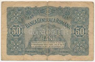 Románia / Német megszállás 1917. 50b T:VG Romania / German occupation 1917. 50 Bani C:VG Krause P#M2