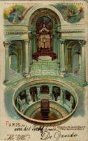 1903 Paris, le Tombeau de Napoleon, Hotel des Invalides. Météor Brévete No. 639. / tomb of Napoleon, hold to light. litho (fl)
