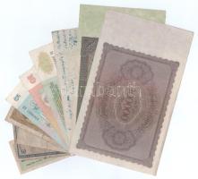 ~1915-1991. 10db-os vegyes bankjegy, német szükségpénz tétel, közte Német Birodalom / Weimari Köztár...