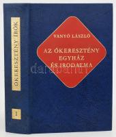 Vanyó László: Az ókeresztény egyház és irodalma. Ókeresztény Írók I. köt. Bp., 1980, Szent István Társulat,1079 p. Kiadói műbőr-kötés, jó állapotban.