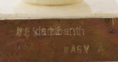 Nagy András (1946-): Nessie. Ready-made applikáció, jelzett, m: 20,5 cm