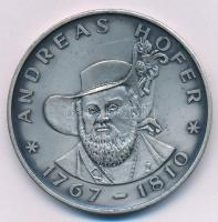 Ausztria DN "Andreas Hofer" ezüstözött emlékérem (50mm) T:XF Austria ND "Andreas Hofer" silver plated metal medal (50mm) C:XF