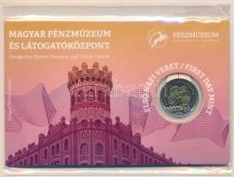 2022. 100Ft "Magyar Pénzmúzeum és Látogatóközpont" első napi veret sorszámozott emléklapon "01184" T:UNC