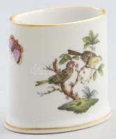 Herendi Rothschild mintás fogvájótartó, jelzett, m: 5,5 cm