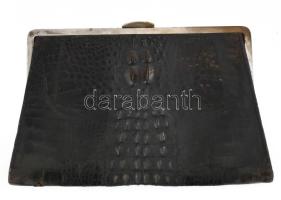 Eredeti krokodilbőr női táska 29x18 cm Kis kopással