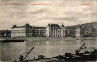 Budapest XI. Az új királyi József műegyetem a Duna parton. G. A. B.