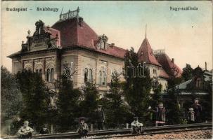 1916 Budapest XII. Svábhegy, Nagyszálló, szálloda, gyógyszertár (EK)