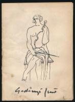 Gadányi Jenő. Bp., é.n. (cca 1950-1960), Magyar Nemzeti Múzeum - Történeti Múzeum Házinyomdája, 20 sztl. lev. Gadányi Jenő bevezetőjével, valamint műveinek fekete-fehér reprodukcióival. Kiadói tűzött papírkötés, kissé koszos, foltos borítóval, helyenként ázásnyomokkal. Megjelent 1000 példányban.