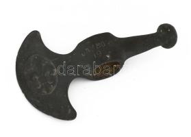 Fém cserkészfokos, rajta Jamboree, 1933, Gödöllő, Hungária felirattal, tombak, utánöntés, 12×7,5 cm