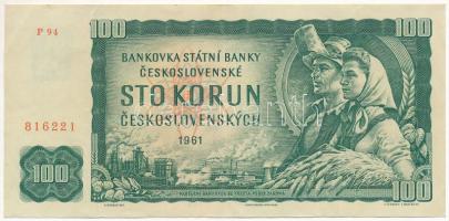 Csehszlovákia 1961. 100K "P 94 816221" T:F erős papír
Czechoslovakia 1961. 100 Korun &quo...
