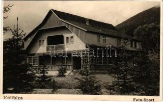 1942 Kolibica, Colibita; Pension Seiler-Römer / üdülő szálloda / holiday resort, hote. Foto-Sport photo (vágott / cut)