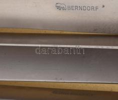 Berndorf alpakka hat személyes evőeszköz készlet, jelzett, eredeti dobozában, a doboz nagyon sérült