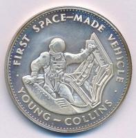 Amerikai Egyesült Államok 1966. "Az első űrjármű - Gemini X" kétoldalas Ag emlékérem (23,5...
