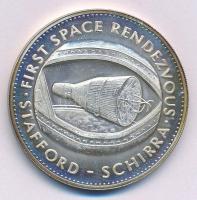 Amerikai Egyesült Államok 1965. "Az első űrrandevú - Gemini VI" kétoldalas Ag emlékérem (2...