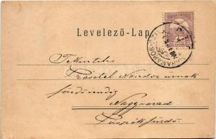 1900 Tiszalonka, Kislonka, Lonka, Lunca la Tisa (Máramaros, Maramures); Tisza vize Lonkánál, híd, Tu...