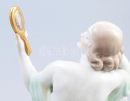 Herendi tükrös akt. Terv.: Szilágyi Nagy István. Jelzett, kézzel festett, hibátlan, m: 24,5 cm