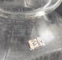 Stanislav Král terve, Bohemia cseh üveg váza. Jelzett, hibátlan 29 cm