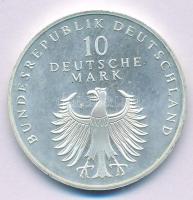 Németország 1998F 10M Ag "50 éves a Német Márka" T:UNC,AU
Germany 1998F 10 Mark Ag "...