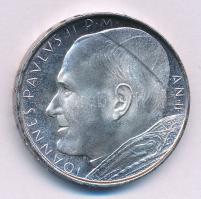 Vatikán 1980. 500L Ag "II. János Pál" T:AU, kis patina Vatican 1980. 500 Lire Ag "John Paul II" C:AU, small patina Krause KM#148