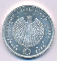 Németország 2004. 10E Ag "FIFA labdarúgó Világbajnokság 2006" T:UNC,AU Germany 2004. 10 Euro Ag "FiFA 2006 - Soccer World Cup" C:UNC,AU Krause KM#229