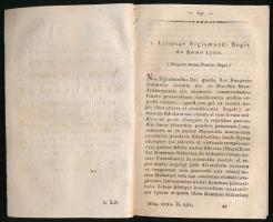 1816 Monumenta hucdum anecdota, ex archivo illustrissimi domini liberi baronis Mednyánszky cum edito...