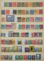 Több mint 1000 db bélyeg 10 lapos A4 berakóban:  NSZK 1946-2006 742 db bélyeg és 7 blokk, közte összefüggések, ívszéli értékek, postatiszta sorok  Svédország 1891-2001 150 db bélyeg klasszikus résszel  Finnország 1901-2007 131 db bélyeg  Luxemburg 1859-2000 54 db bélyeg