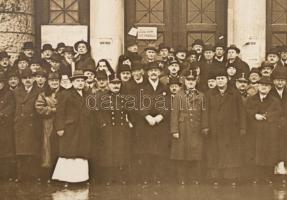 cca 1940 Kassa Város tábori parancsnoksága épület fotó 24x16 cm