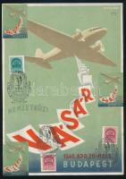 1940 BNV kisplakát, alkalmi bélyegzésekkel 17x24 cm