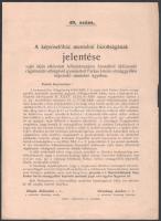 1931 Bp., A képviselőház mentelmi bizottságának jelentése mentelmi jog felfüggesztése okán