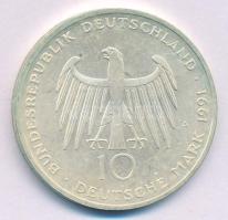 Német Szövetségi Köztársaság 1991A 10M Ag "Német egység 200. évfordulója" T:AU Federal Republic of Germany 1991A 10 Mark Ag "German Unity" C:AU Krause KM# 177
