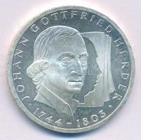 Németország 1994G 10M Ag "Johann Gottfried Herder" T:AU
Germany 1994G 10 Mark "Johan...