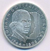 Németország 1994G 10M Ag "Johann Gottfried Herder" T:AU
Germany 1994G 10 Mark "Johan...