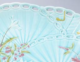 Villeroy &amp; Boch fajansz tál. Kézzel festett, jelzett, hibátlan 37x15 cm