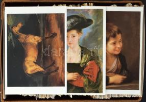 Kb. 630 db MODERN művészlap egy dobozban: festmény képeslapok, többnyire postatiszta, sok közvetlenül a múzeumok boltjából / Cca. 630 MODERN art postcards in a box: paintings, mainly unused